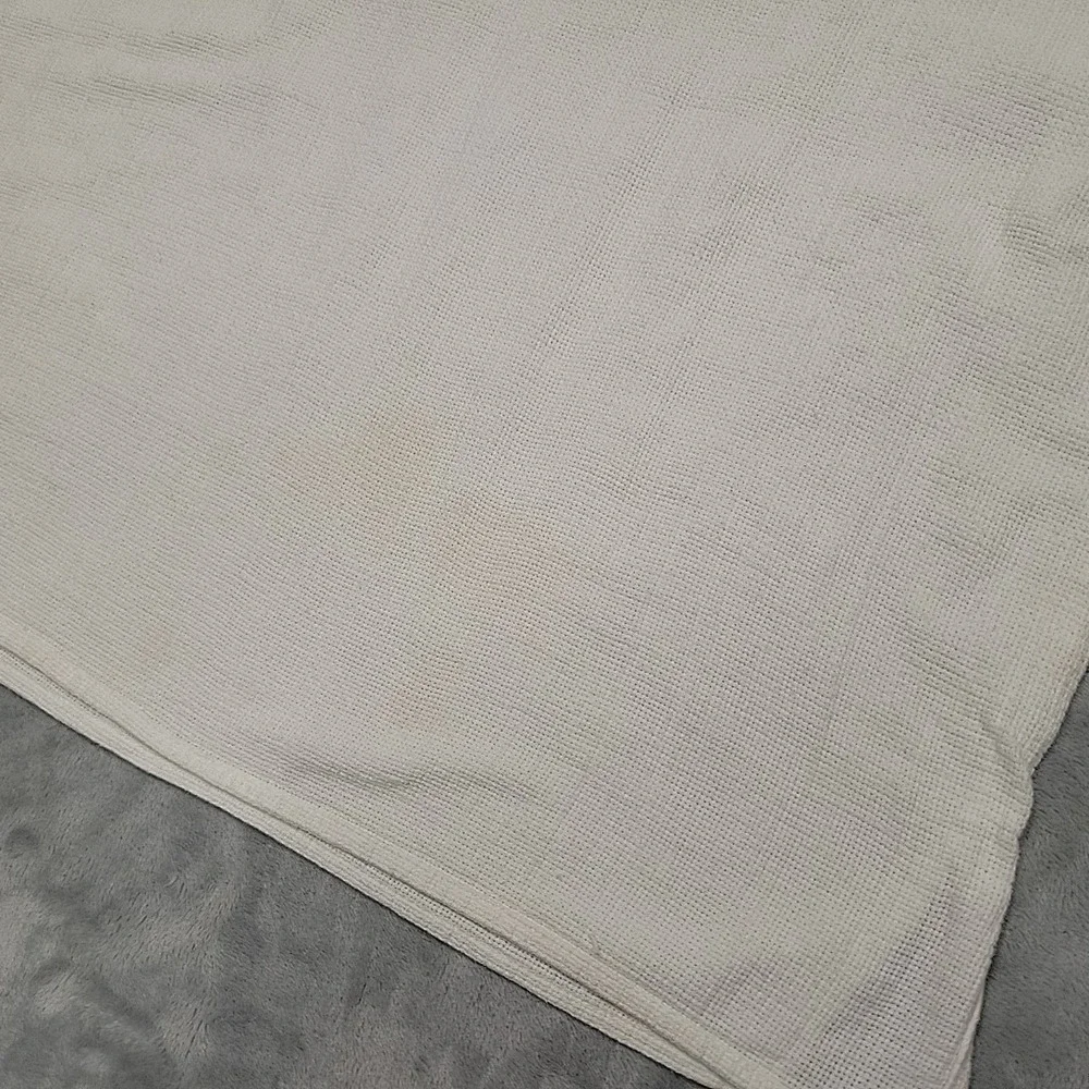 VTG Banana Republic Shirt Mens L White V-Neck Gauze Cotton Safari Travel